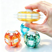 NEW Magic Press To Spin Stress Relief Fidget Balls Autism ADHD Focus Quiet Cool Gadgets Unique Gifts For Kids & Adults