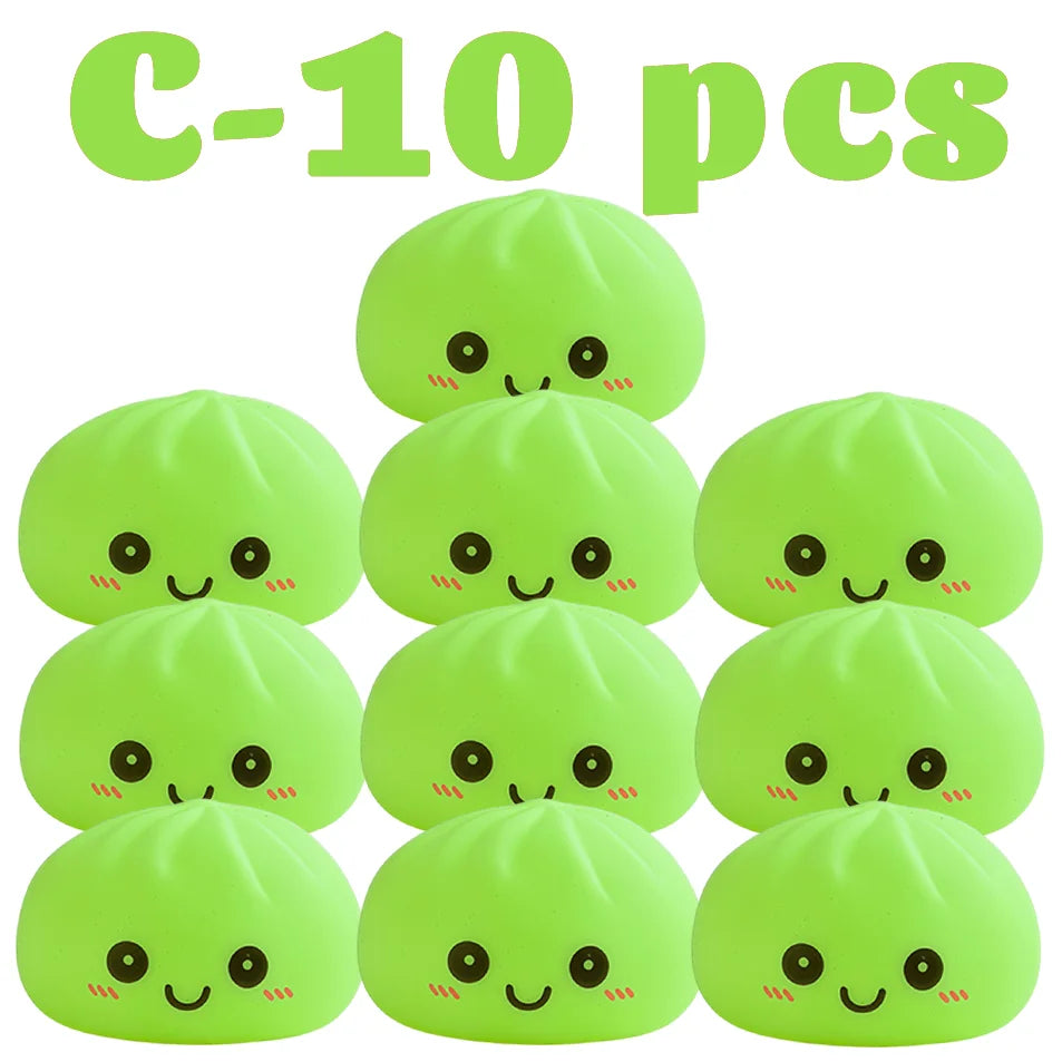 2027 New Dumpling Night Lights Glowing Dumplings Desktop Ornament Cute Glowing Dumpling Steamer Box Kawaii Dumpling Lights Gifts