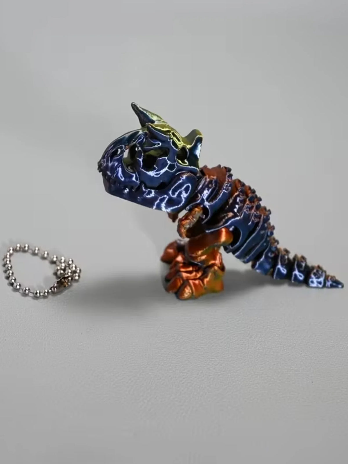 1PCS Tyrannosaurus Rex Car Interior Decoration Statue Key Decoration & Children's Birthday Dinosaur Gift, Rearview Mirror Decora