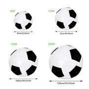 1pc Inflatable Giant soccer Ball, PVC Durable Large Balloon Water Party Swimming Pool Beach Party Entertainment Supplies
