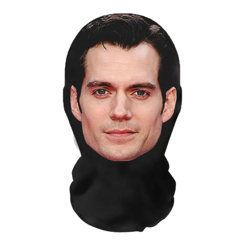 Halloween Cosplay Mask 2026 – Realistic Celebrity Face Mask, Masquerade Balaclava Headgear