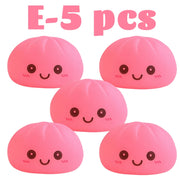 2027 New Dumpling Night Lights Glowing Dumplings Desktop Ornament Cute Glowing Dumpling Steamer Box Kawaii Dumpling Lights Gifts