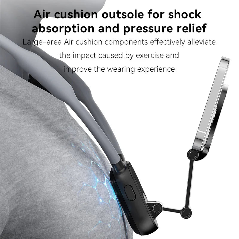 2025 NEW Silicone Magnetic Neck Mount – Quick Release Phone Holder for iPhone & Android