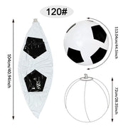 1pc Inflatable Giant soccer Ball, PVC Durable Large Balloon Water Party Swimming Pool Beach Party Entertainment Supplies