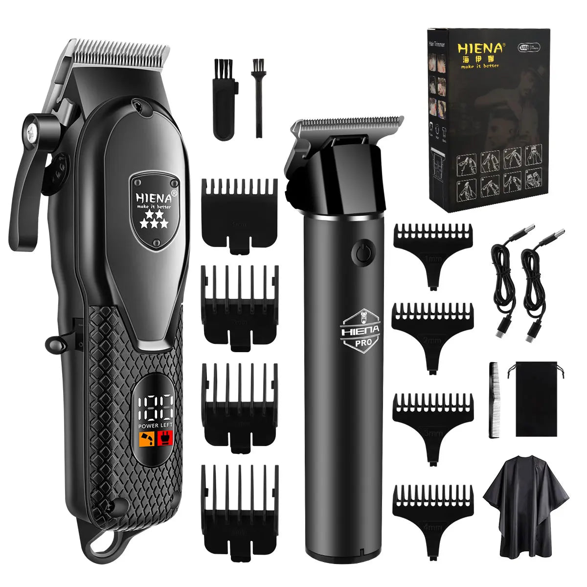Hiena Professional Hair Clipper Kit