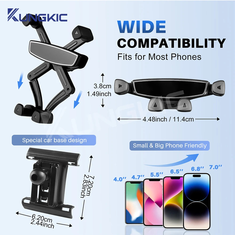 Gravity Magnetic Car Phone Holder for Dacia Sandero 3 / Stepway III / Jogger 2021–2025 – GPS Bracket Stand