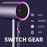 High-Speed Hair Dryer – Negative Ion, Ultra-Quiet, Professional Salon Quality