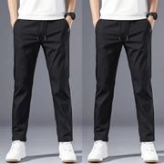 Men's Casual Straight Trousers – Korean Style, Loose Fit, Lightweight Summer Pants