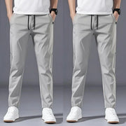 Men's Casual Straight Trousers – Korean Style, Loose Fit, Lightweight Summer Pants