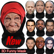 Halloween Cosplay Mask 2026 – Realistic Celebrity Face Mask, Masquerade Balaclava Headgear