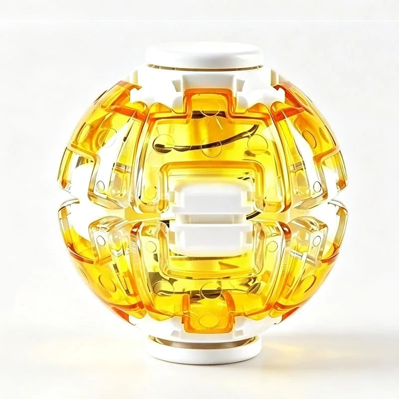 NEW Magic Press To Spin Stress Relief Fidget Balls Autism ADHD Focus Quiet Cool Gadgets Unique Gifts For Kids & Adults