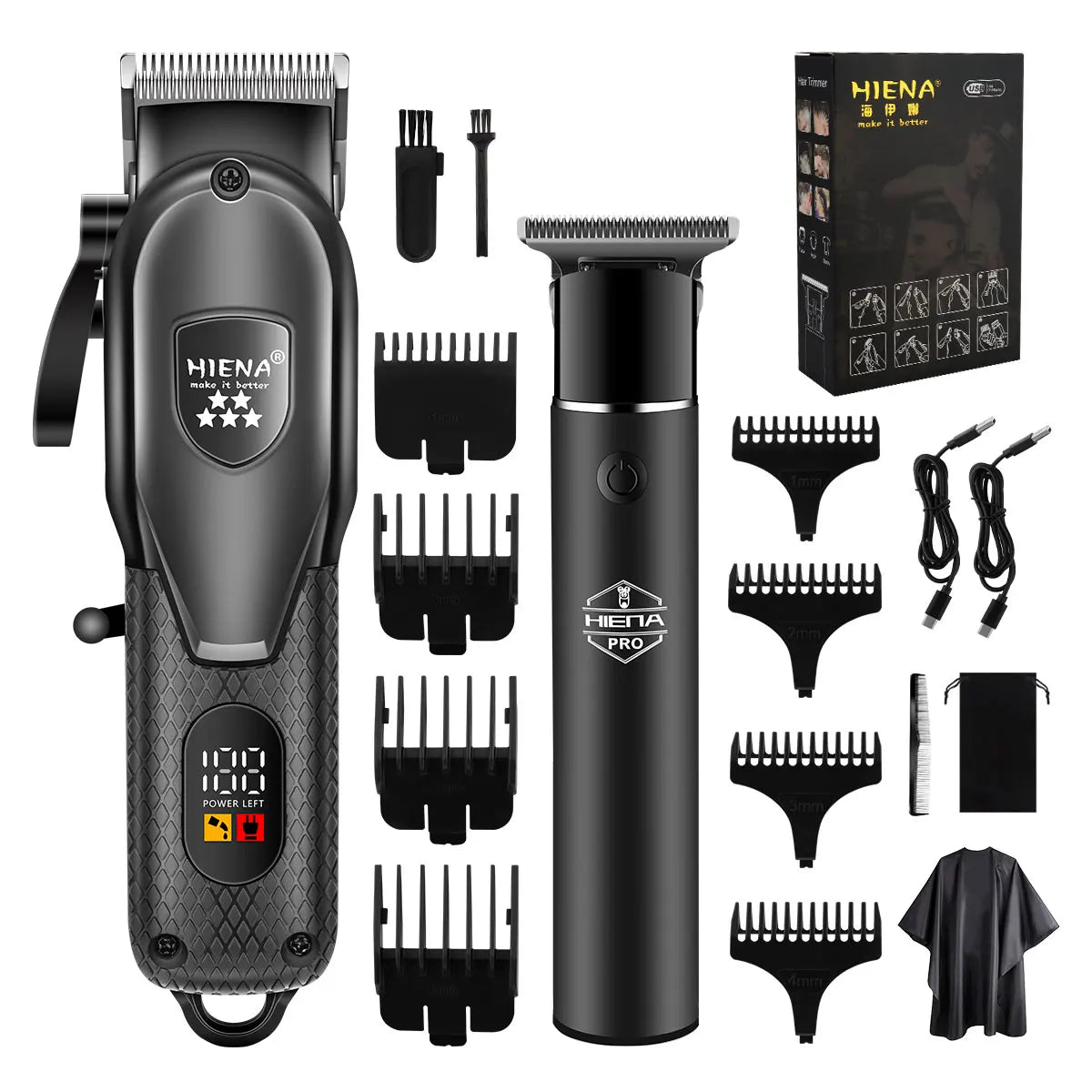 Hiena Professional Hair Clipper Kit