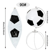 1pc Inflatable Giant soccer Ball, PVC Durable Large Balloon Water Party Swimming Pool Beach Party Entertainment Supplies