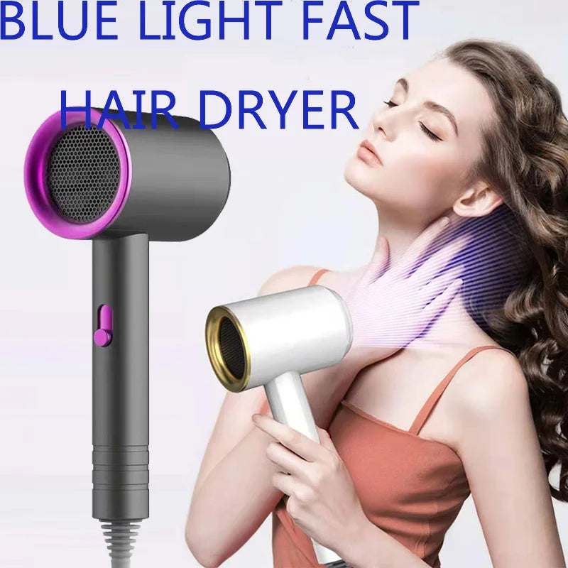 High-Speed Hair Dryer – Negative Ion, Ultra-Quiet, Professional Salon Quality